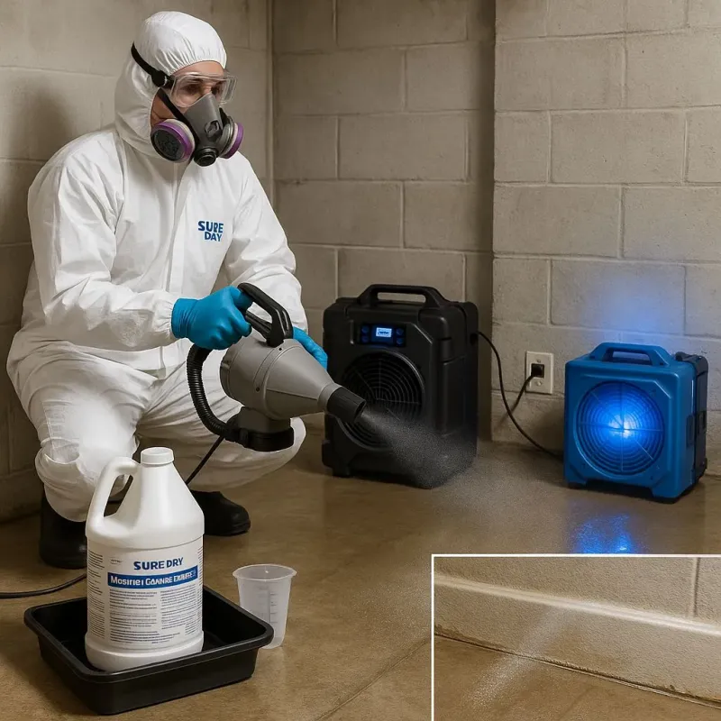 Sanitization and Odor Removal process in Centreville, VA