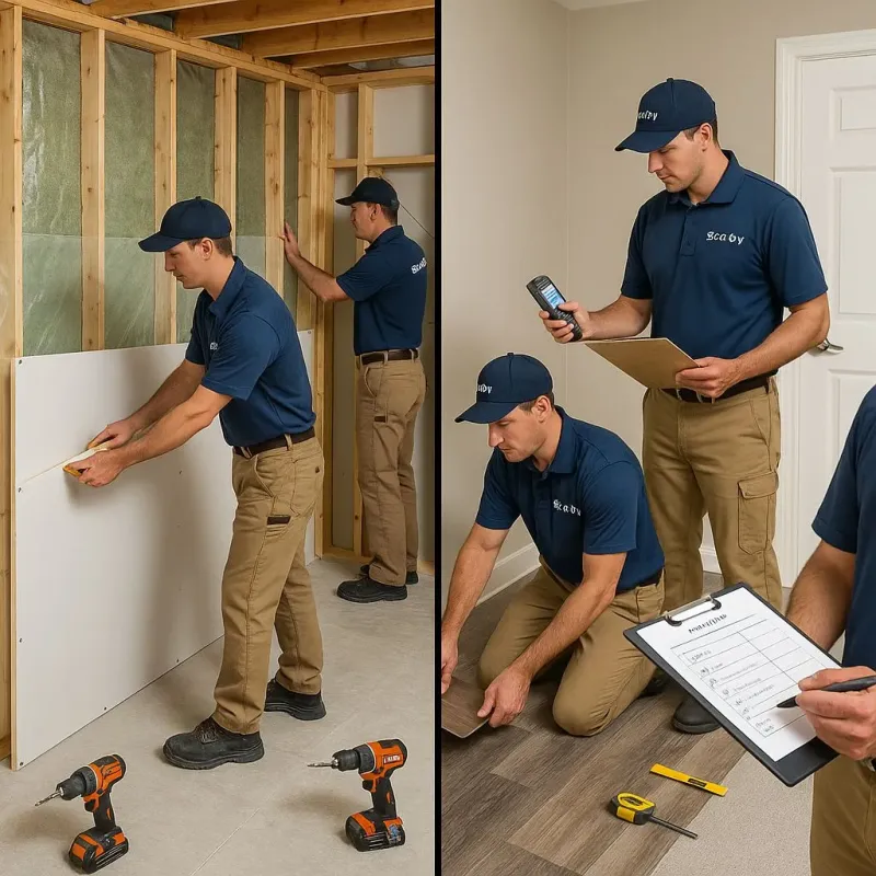 Repairs and Reconstruction process in Centreville, VA